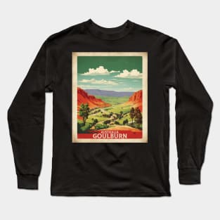 Goulburn Australia Vintage Travel Poster Tourism Long Sleeve T-Shirt